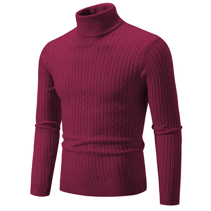 Men's turtleneck sweater made of comfortable knit quality Skorter
