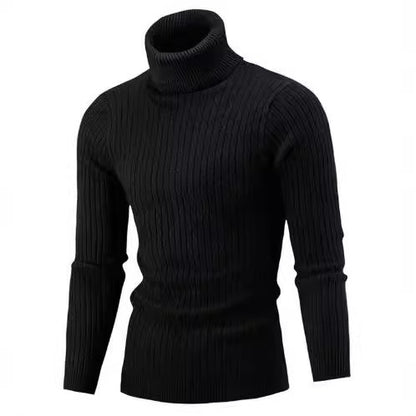 Men's turtleneck sweater made of comfortable knit quality Skorter