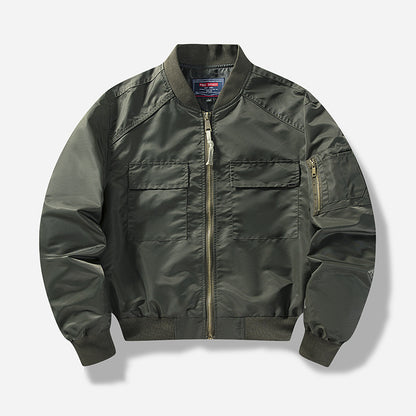 Men's utility bomber jacket with multiple pockets and modular design Skorter