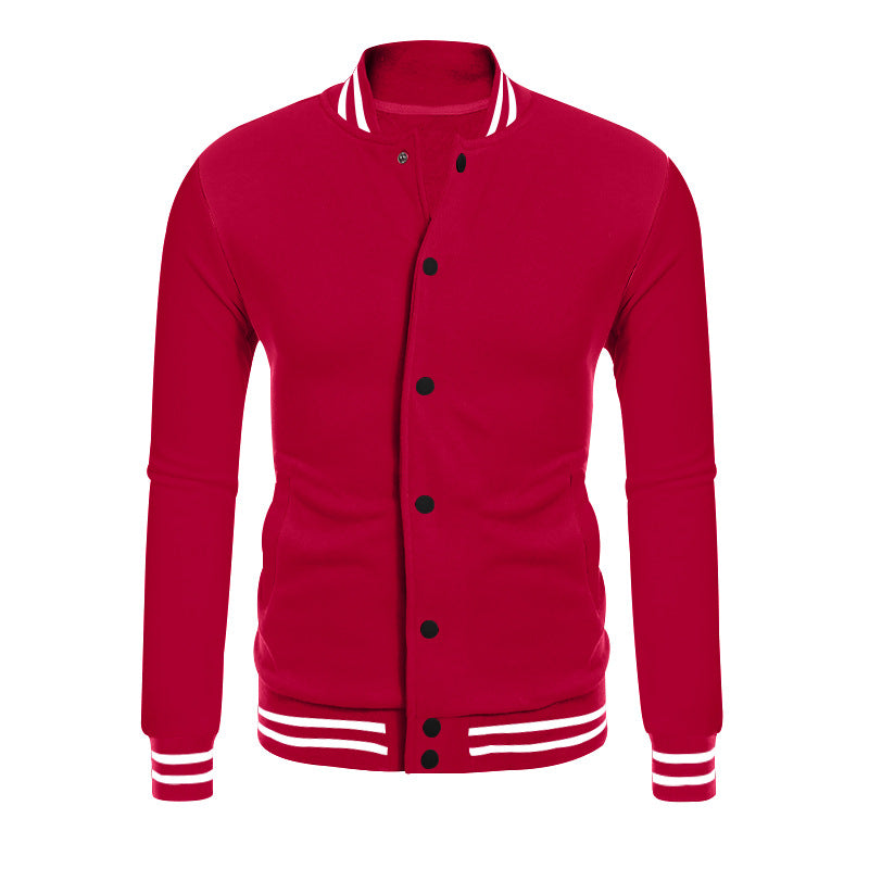 Men's sporty sweatshirt jacket with elegant contrasts and practical pockets Skorter