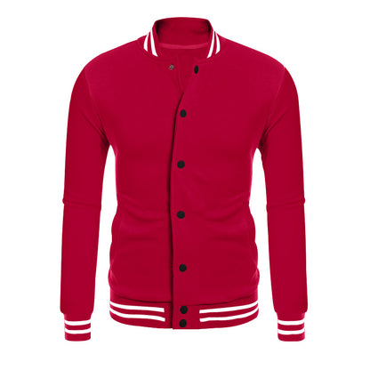 Men's sporty sweatshirt jacket with elegant contrasts and practical pockets Skorter