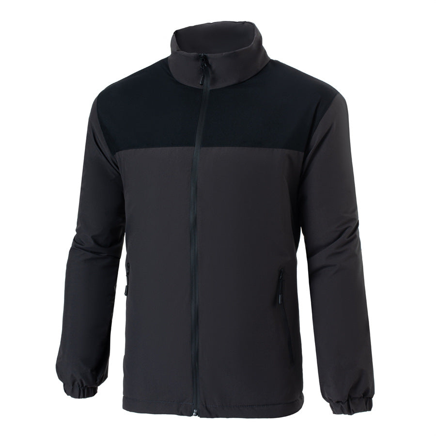Men's transitional jacket with high collar and heat-insulating properties Skorter