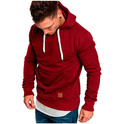 Men's hooded sweater with a fashionable cut and casual lining Skorter