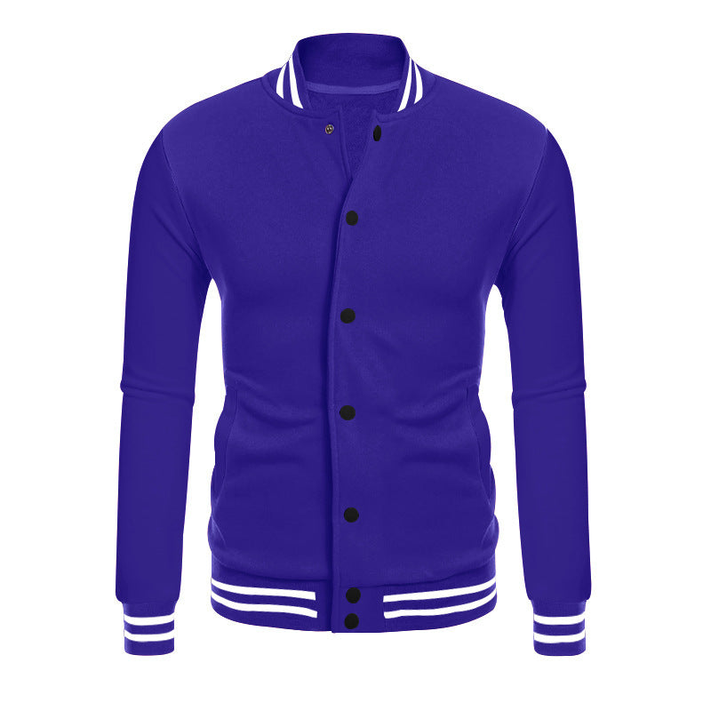 Men's sports jacket with contrasting cuffs and modern snap buttons Skorter