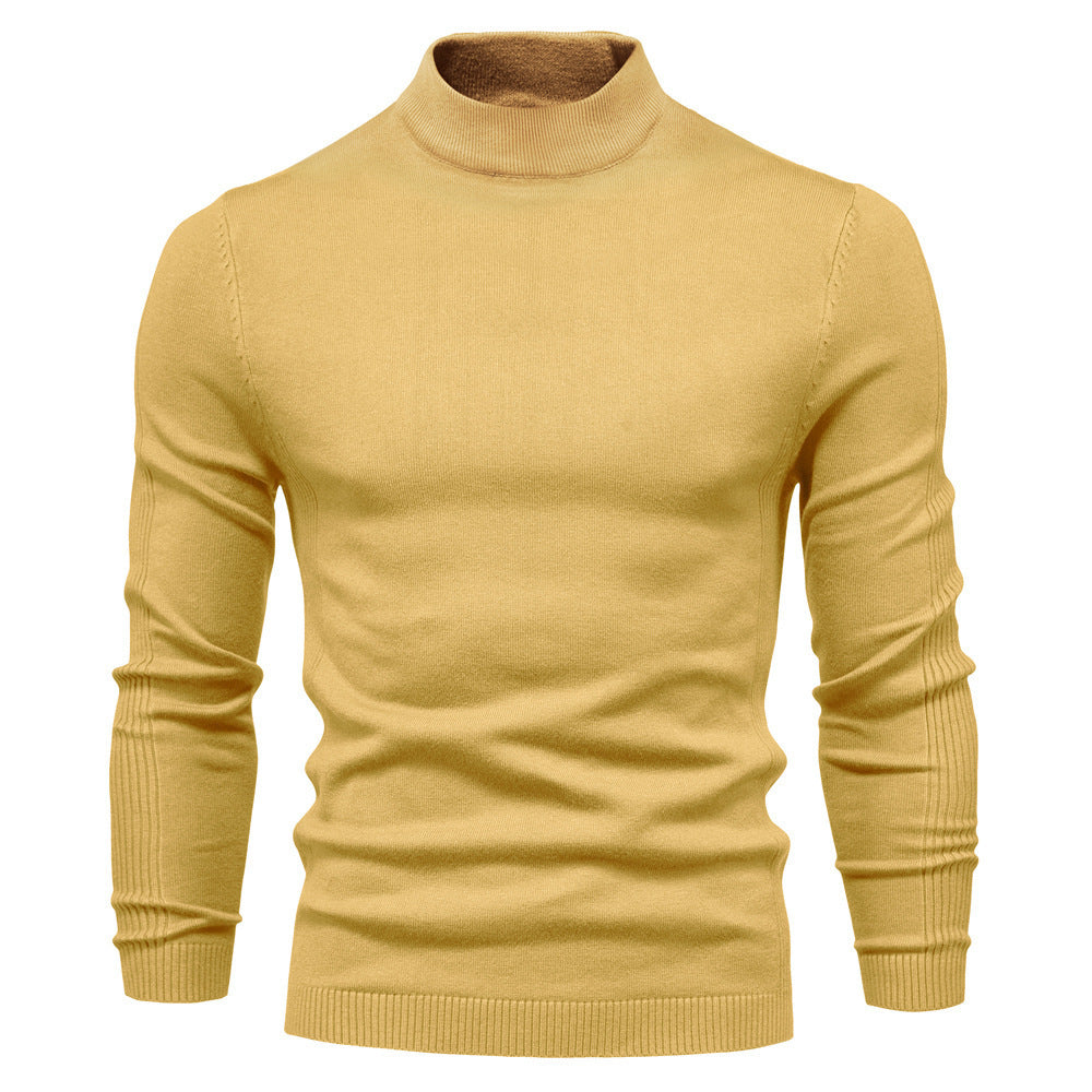 Men's stylish turtleneck sweater made of soft merino wool Skorter