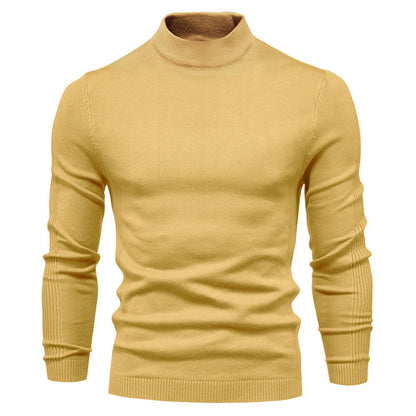 Men's stylish turtleneck sweater made of soft merino wool Skorter