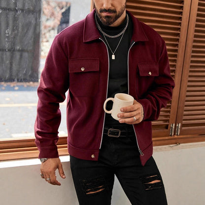 Men's versatile utility jacket with practical pockets and modern design Skorter