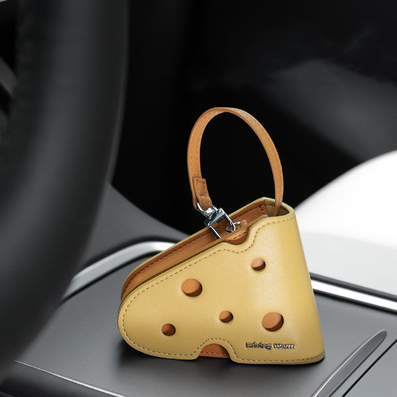 Skorter | Cute Cheese Keychain Pouch