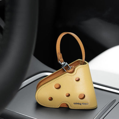 Skorter | Cute Cheese Keychain Pouch
