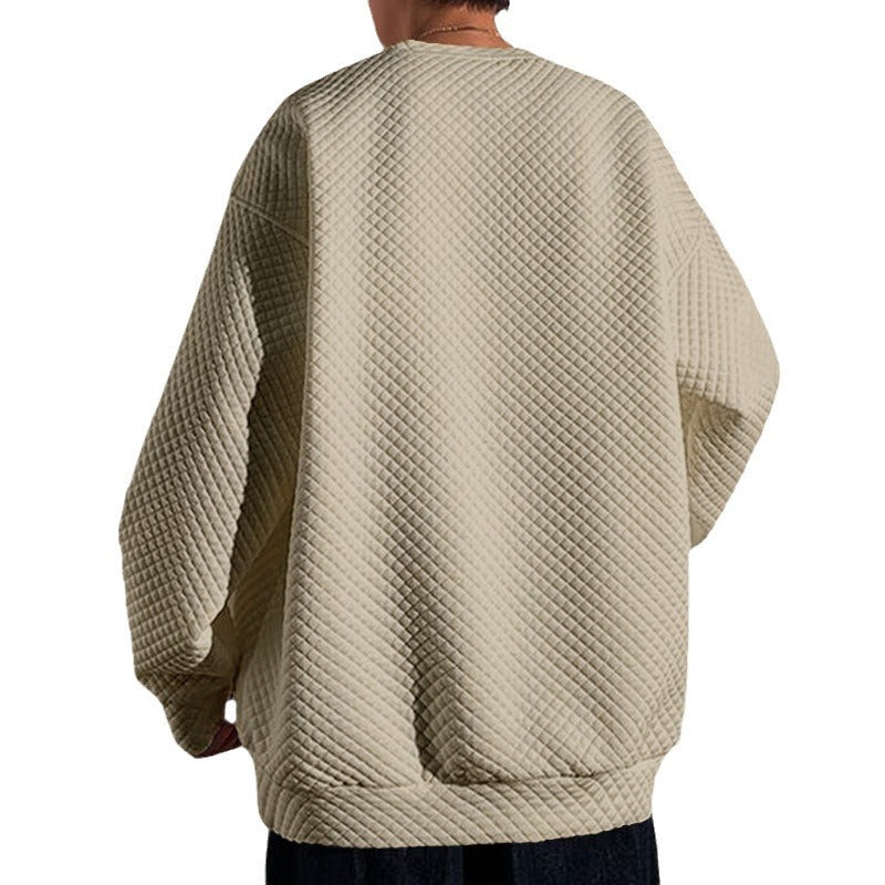 Men's sweatshirt with textured design Skorter