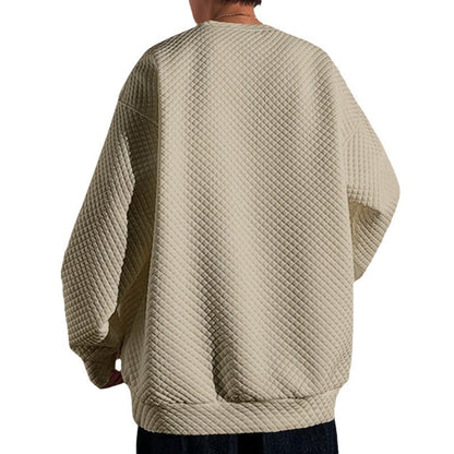Men's sweatshirt with textured design Skorter