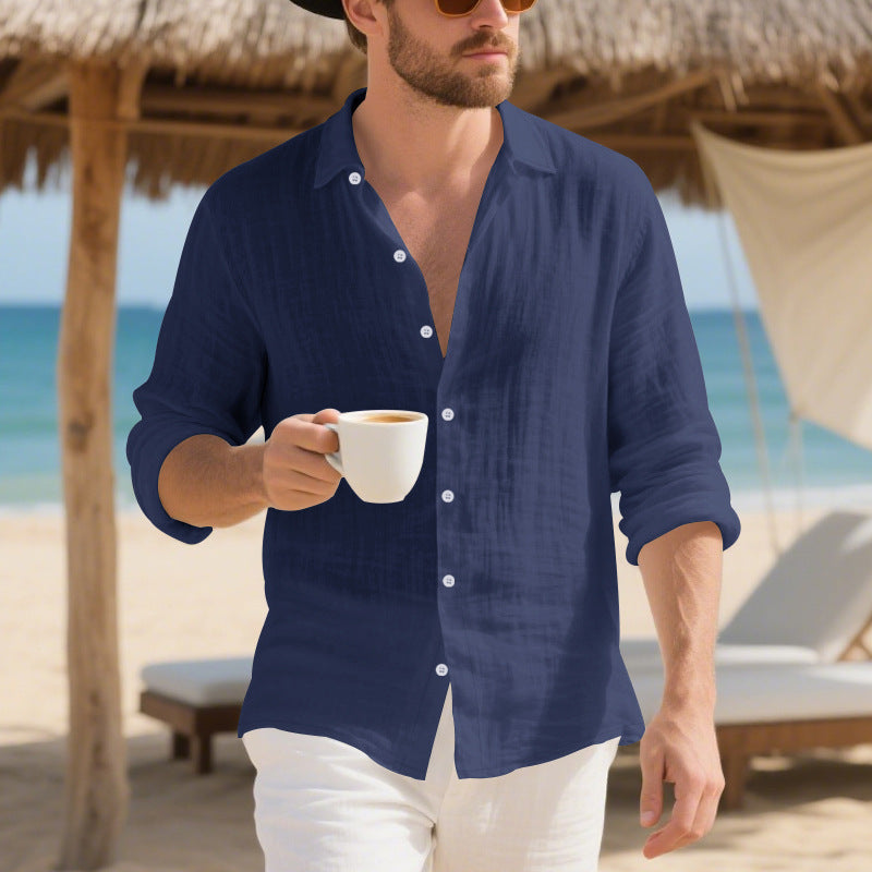Men's Lightweight and Breathable Summer Shirt Skorter