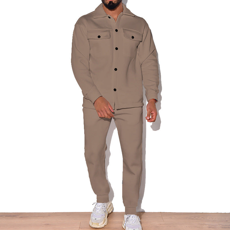 Men's tracksuit with sporty design and practical pockets Skorter