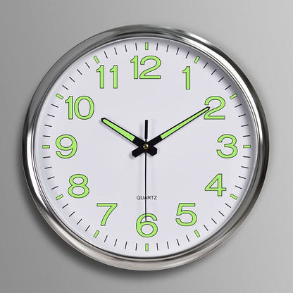 Skorter | Silent LED Wall Clock 12" for Classroom