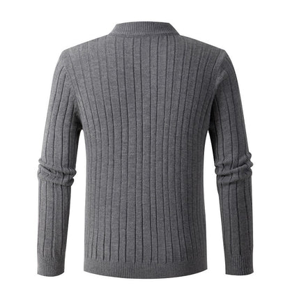 Men's stylish turtleneck sweater with zipper Skorter