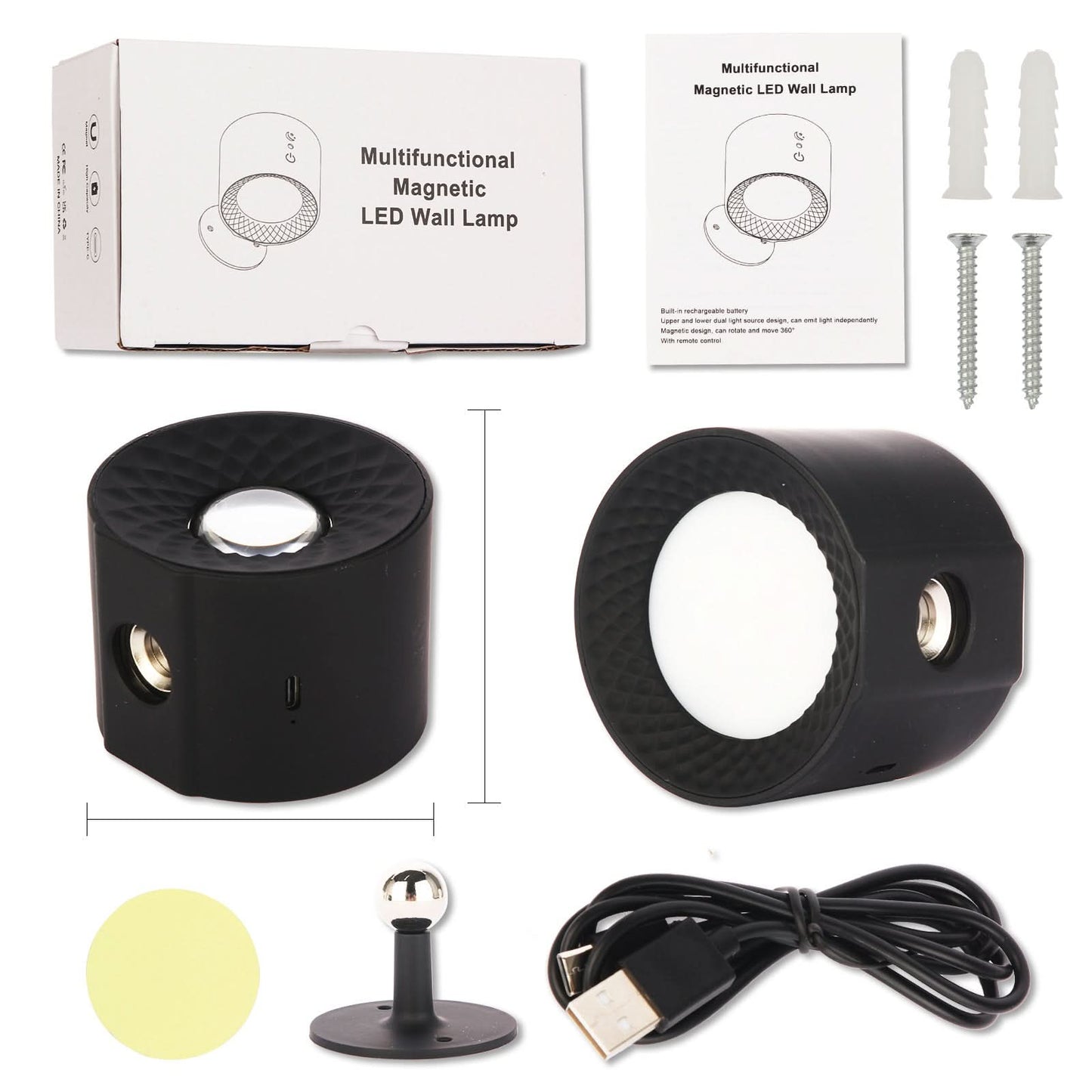 Skorter | LichtFlex Pro – Dimmer & rotatable design lamp for any wall