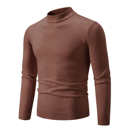 Men's trendy turtleneck sweater made of fine knit quality Skorter