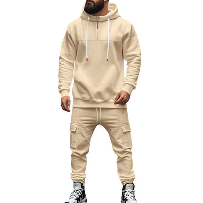 Men's sporty tracksuit with modern zipper and practical pockets Skorter