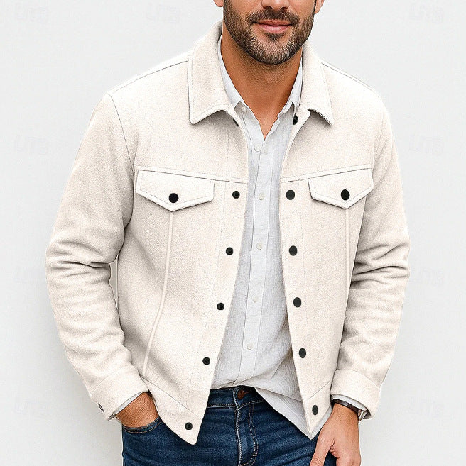 Men's stylish utility jacket with padded pockets Skorter