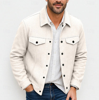 Men's stylish utility jacket with padded pockets Skorter