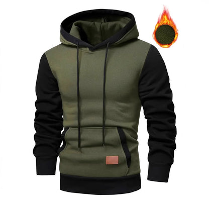 Men's stylish hoodie with practical pockets and contrasting design Skorter
