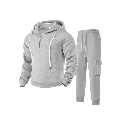 Men's sporty tracksuit with modern zipper and practical pockets Skorter