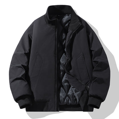 Men's Stylish Quilted Jacket with High Collar Skorter