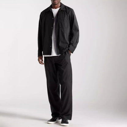 Men's versatile shirt blouse with patch pocket and stylish collar Skorter