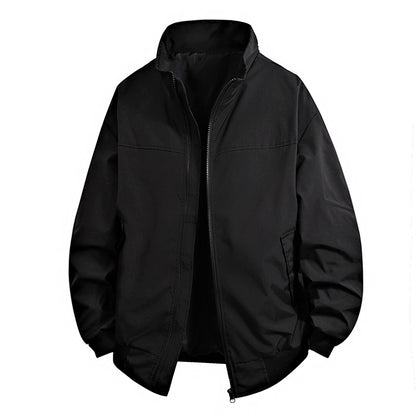 Men's transitional jacket with high collar and practical zip pockets Skorter