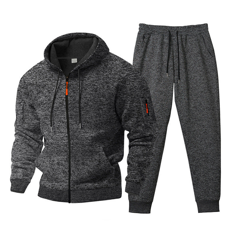 Men's tracksuit with hood and practical pockets Skorter