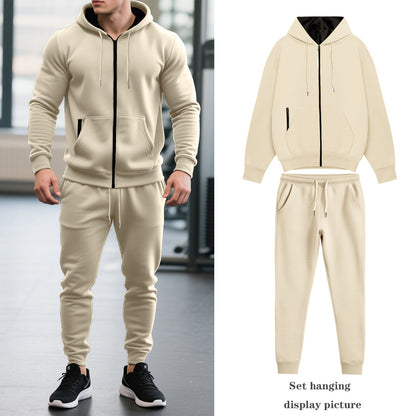 Men's tracksuit with hood and practical pockets Skorter