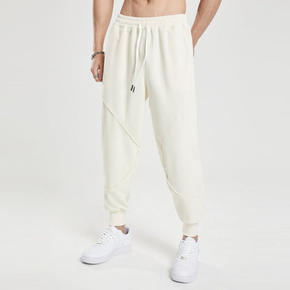Men's sporty sweatpants with quilted design Skorter