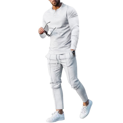 Men's cotton jogging suit with breathable properties and fashionable cut Skorter