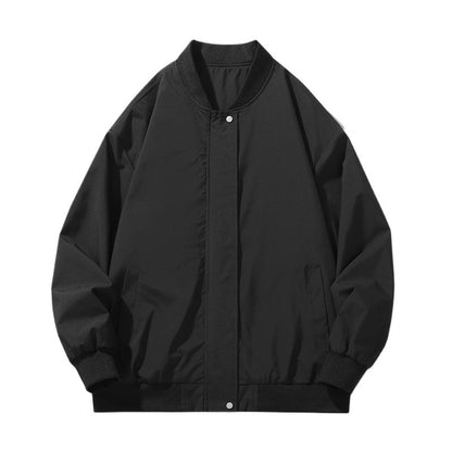 Men's sporty transitional jacket with high collar and practical side pockets Skorter
