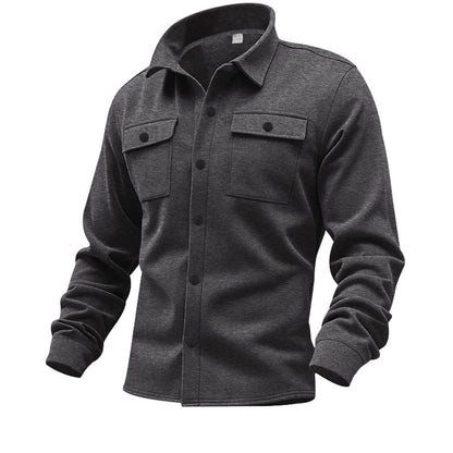 Men's utility shirt with patch pockets and modern design Skorter