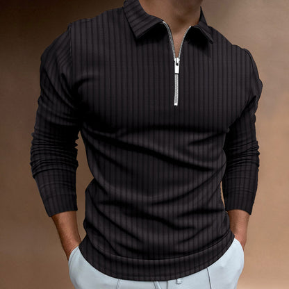 Men's stylish polo shirt with zipper Skorter