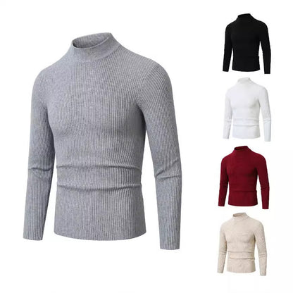 Men's stylish turtleneck sweater made of fine wool Skorter