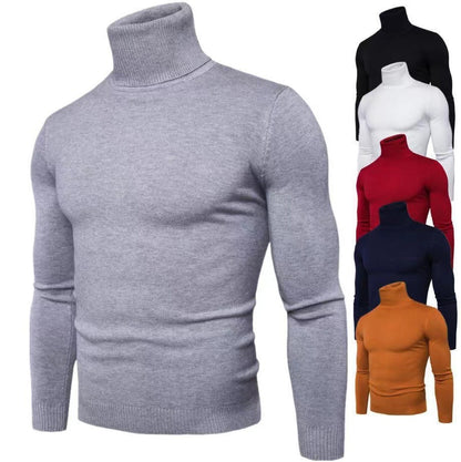 Men's turtleneck sweater made of high-quality cotton Skorter