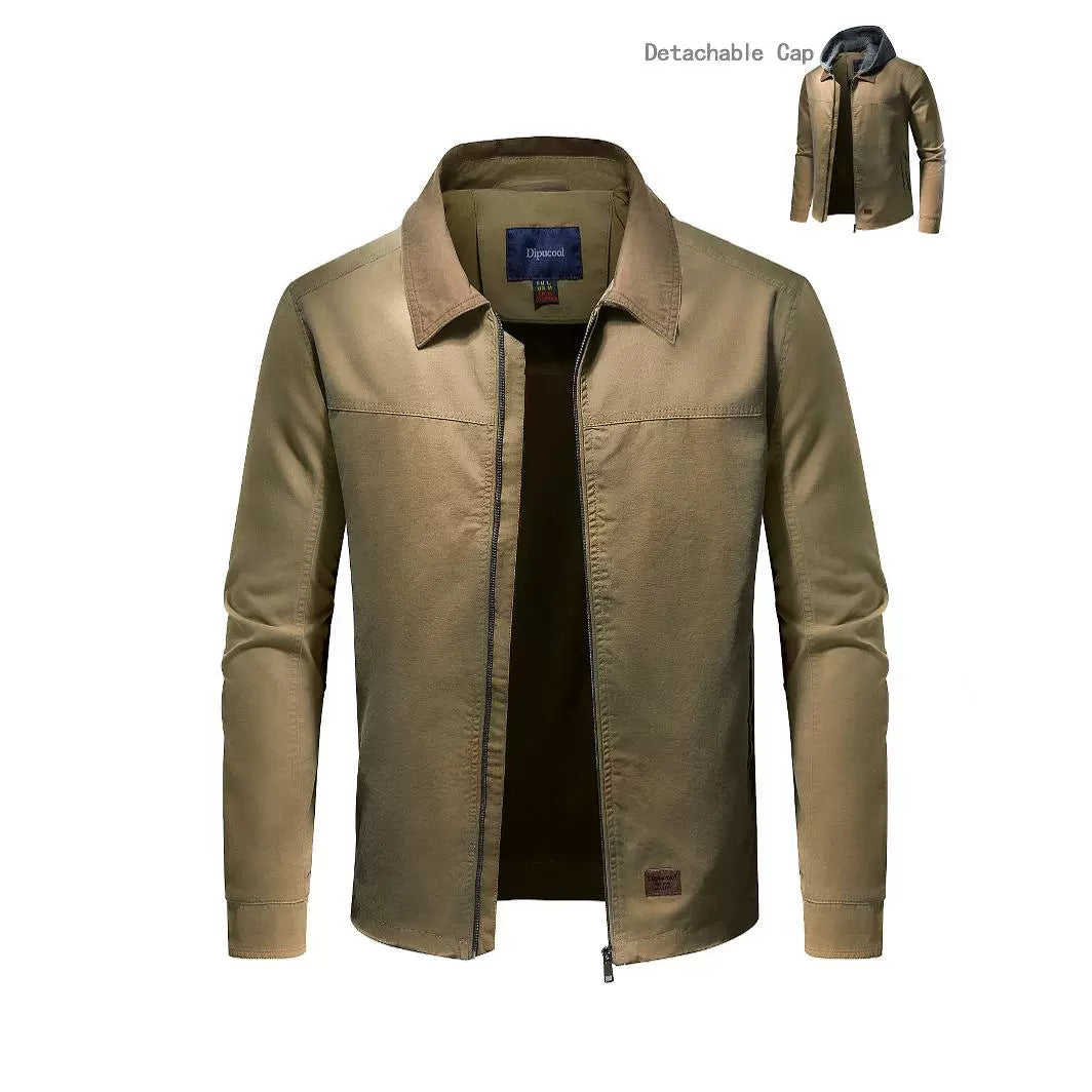 Men's utility jacket with detachable hoodie Skorter