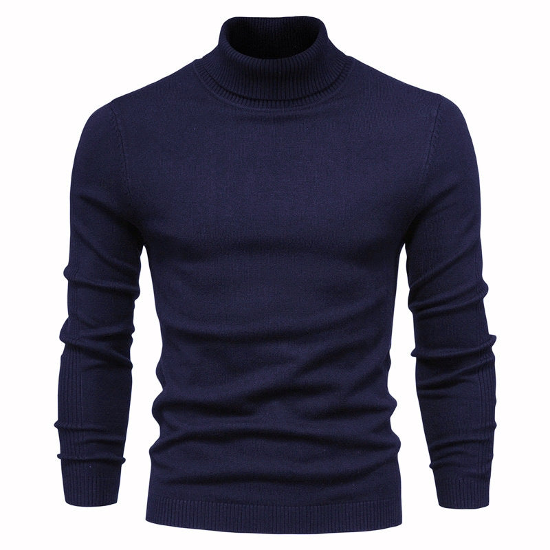 Men's turtleneck sweater made of finest wool Skorter