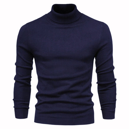 Men's turtleneck sweater made of finest wool Skorter