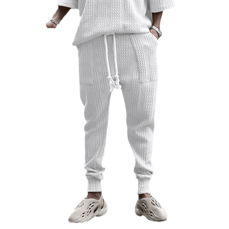 Men's urban leisure outfit with textured fabric quality Skorter