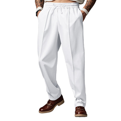Men's Sporty Jogging Pants with Flexible Waistband and Side Pockets Skorter