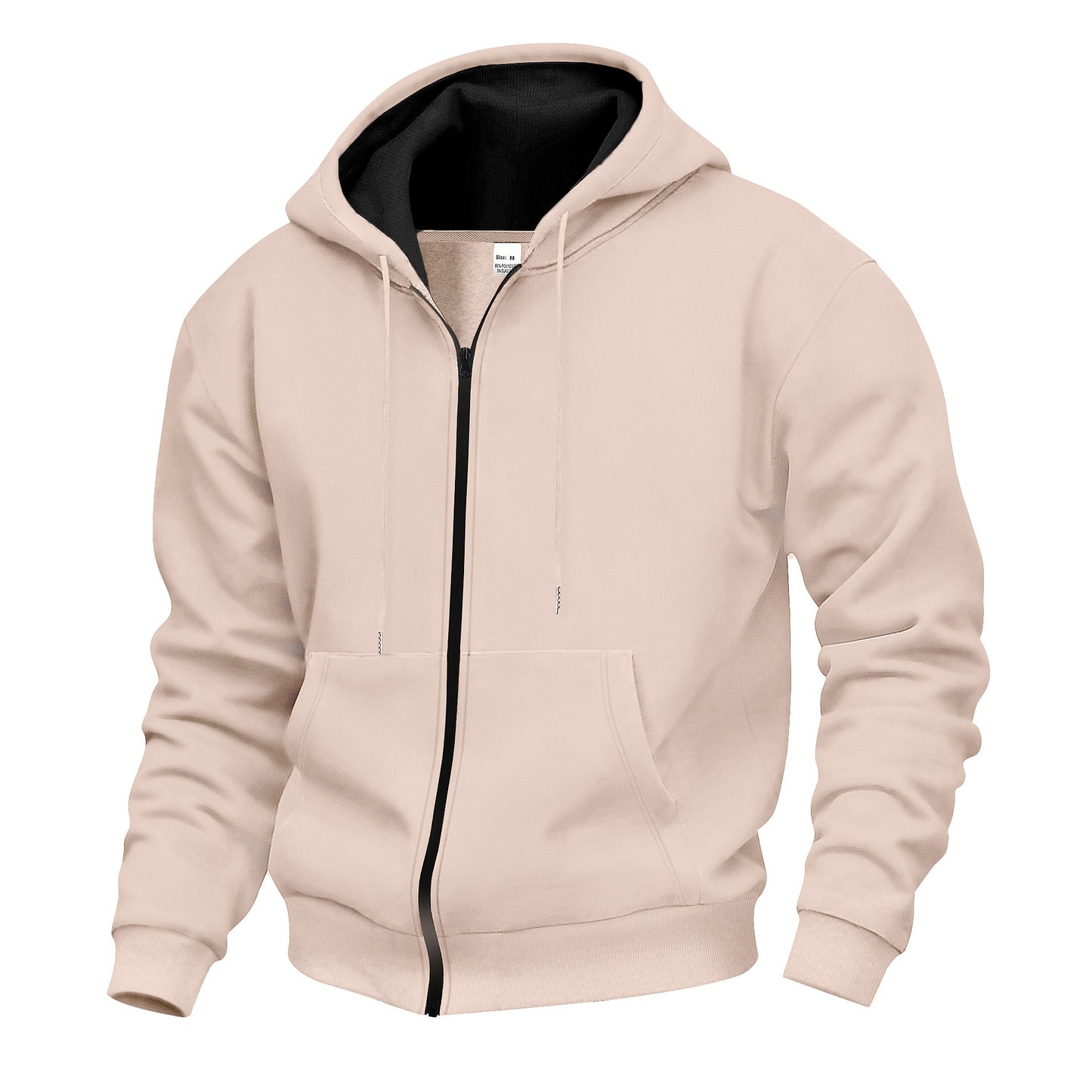 Men's Premium Hooded Jacket with Full Zipper and Soft Fleece Lining Skorter