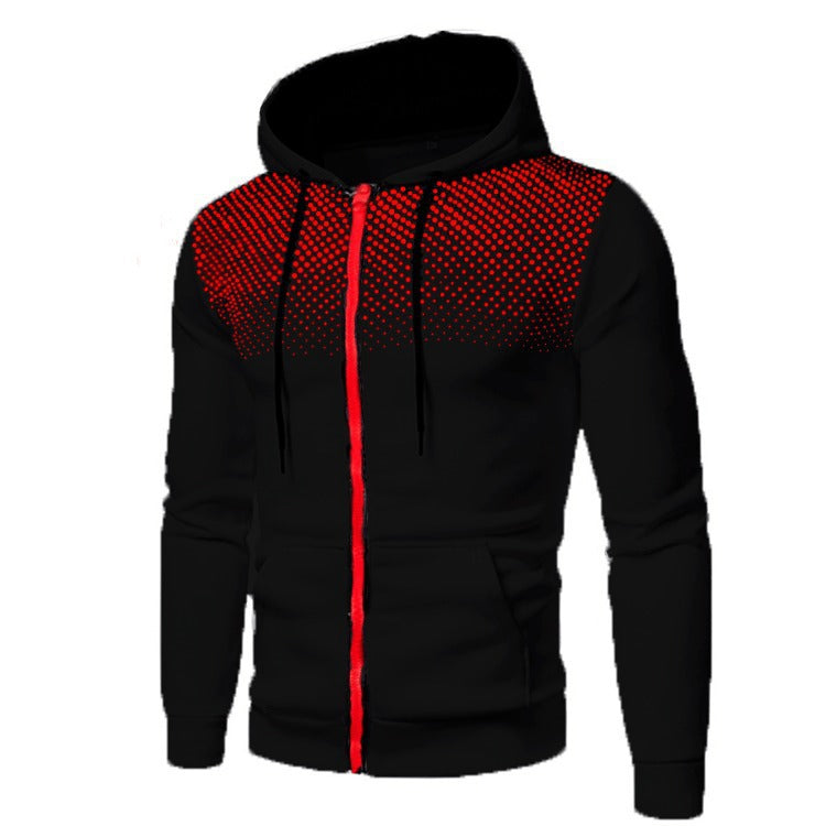 Men's stylish zip hoodie with breathable inserts Skorter