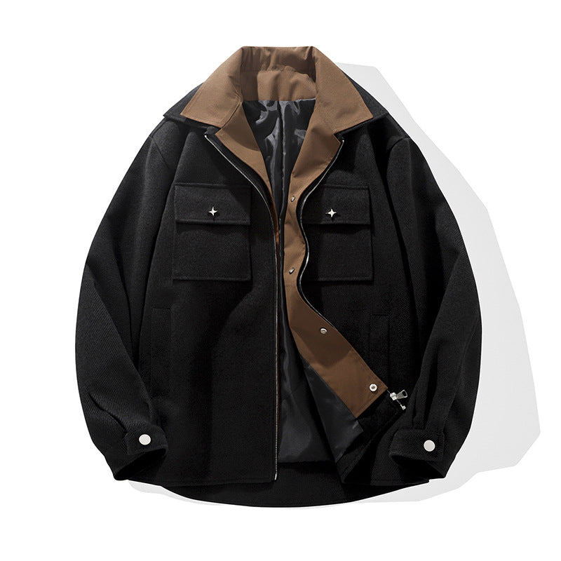 Men's trendy transitional jacket with two practical pockets Skorter