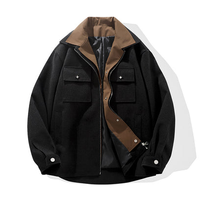 Men's trendy transitional jacket with two practical pockets Skorter