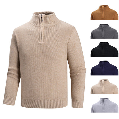 Men's sweater with high collar Skorter