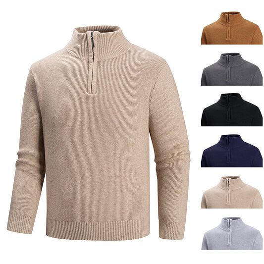 Men's sweater with high collar Skorter