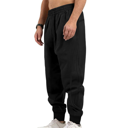 Men's sporty jogging pants with elastic waistband and pockets Skorter